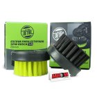 Kit de Escovas de Estofados Spin Agressiva Verde e Média Preta 80mm 3.2" For Detail (Rosca 5/8)