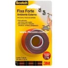 3M Fita Fixa Forte Dupla-Face (24mm x 1,5m) - Uso em Ambiente Externo 4411 - LIQUIDAÇÃO