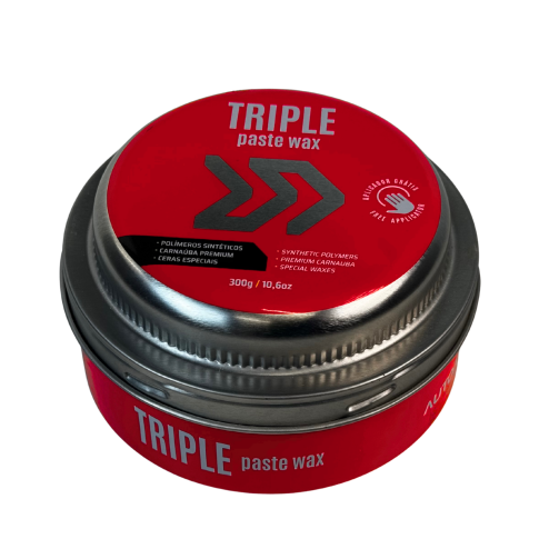 Cera de Carnaúba Autoamerica Triple Wax (300g c/ aplicador)