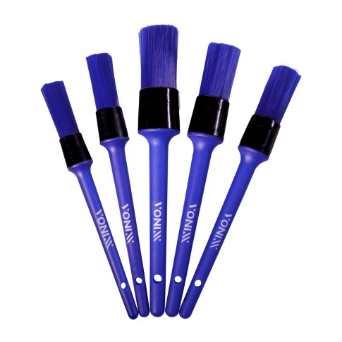 Kit de Pincéis Vonixx para Limpeza Detalhada Externa (5 unidades)