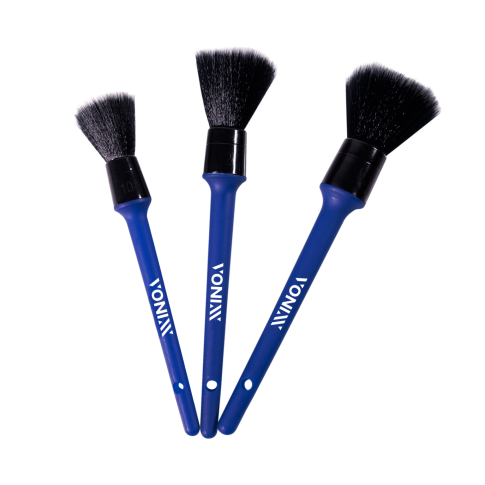 Kit de Pincéis Vonixx para Limpeza Detalhada Ultra Macio (3 unidades)