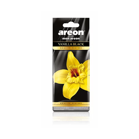 Aromatizante Folha Areon Mon Vanilla Black - Baunilha Preto (1 unidade)