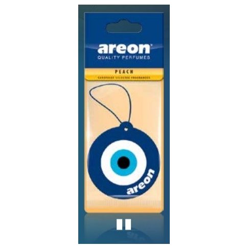 Aromatizante Folha Areon Blue Eye Olho Grego Peach (1 unidade)