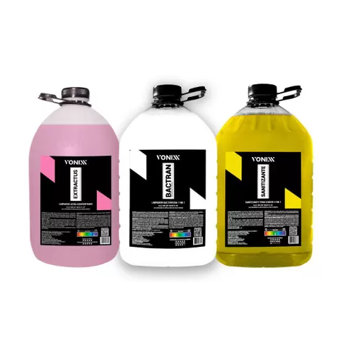 Kit de Higienização Interna Premium Vonixx Sistema VSC - 5 Litros (3 unidades)