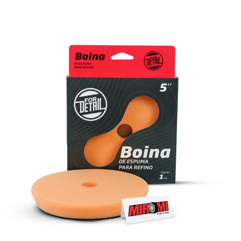 Boina de Espuma For Detail para Roto Orbital 5.5" Agressiva Suave Laranja