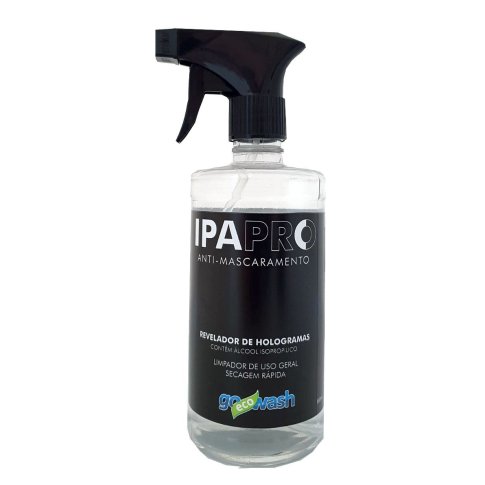 Go Eco Wash Revelador de Holograma e Limpador de Resíduos de Polidores IPAPRO (500ml)