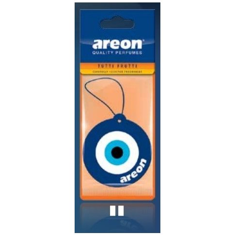 Aromatizante Folha Areon Blue Eye Olho Grego Bubble Gum - Goma de Mascar (1 unidade)