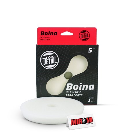 Boina de Espuma For Detail para Roto Orbital 6.5" Agressiva Branca