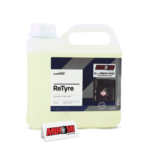 ReTyre Carpro Limpa Pneus e Borrachas (Bombona 4 Litros)