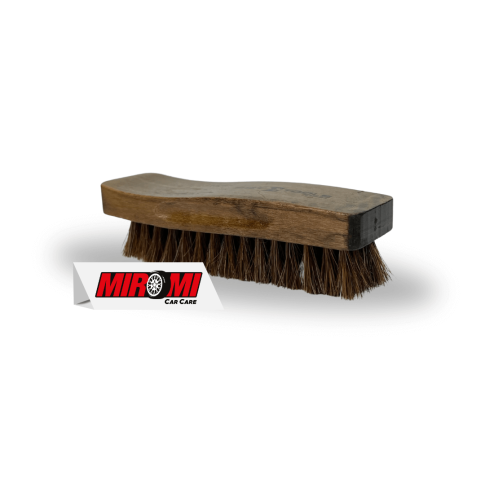 Sigma Tools Escova de Cerdas Ultra Macias para Limpeza de Couros e Tecidos - SGT Cabo de Madeira (1 unidade)