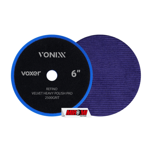 Boina de Veludo Azul Vonixx Voxer 6" - Refino na Remoção de Casca de Laranja