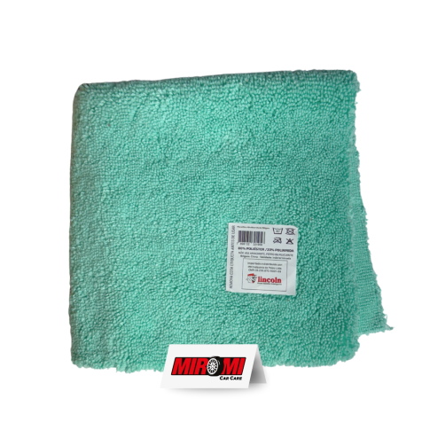 Pano de Microfibra Premium Lincoln Verde 550gsm (40x40cm)