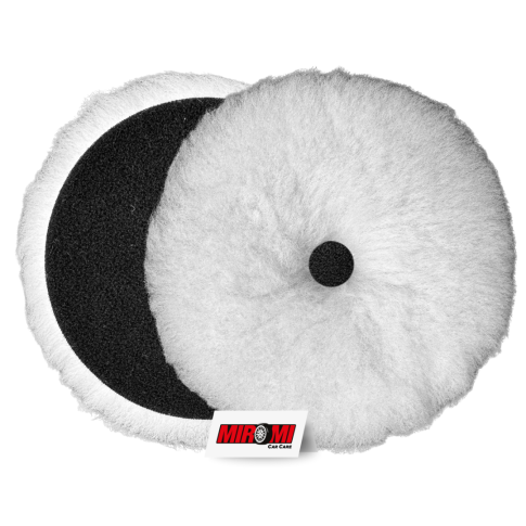 Boina de Lã Agressiva Branca Mills 5" (Roto Orbital)