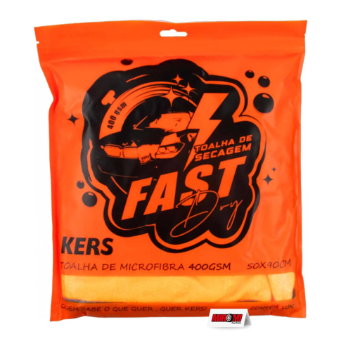 Toalha Secagem Fast Dry Kers 90x50cm 400gsm