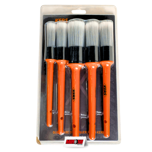 Kit 5 Pincéis Limpeza Interna Kers