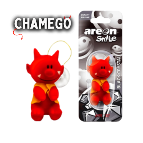 Aromatizante Areon Smile Toy Chamego - Black Crystal (1 Unidade)