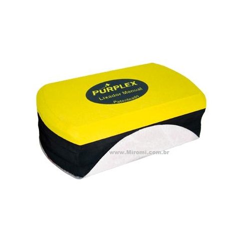 Purplex Taco de E.V.A Redondo com Velcro para Lixa Hookit - 038