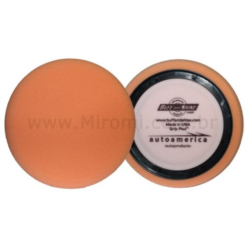 Boina de Espuma Buff and Shine 7.5" Agressiva Laranja, 680R