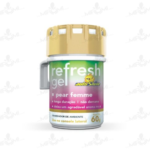Autoshine Aromatizante Refresh Pear Femme (60g) - LIQUIDAÇÃO