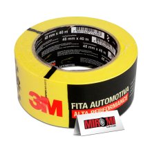 Fita Crepe 3M Amarela Alta Performance (48mm x 40 metros)