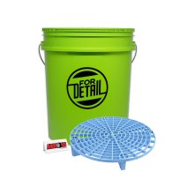 For Detail Balde Verde para Lavagem com Separador de Partículas Detailer Azul (19 Litros)