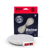 Boina de Lã Híbrida For Detail Branca 5"