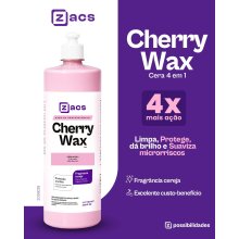 Cherry Wax Zacs Cera 4 em 1 Mascaradora - Cereja (1 Litro)