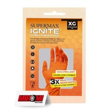 Supermax Luva Nitrílica Ignite Laranja - Tamanho XG 9 (5 Unidades)