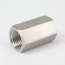 Adaptador Duplo Interno NPT 1/4" em Aço Inox 304