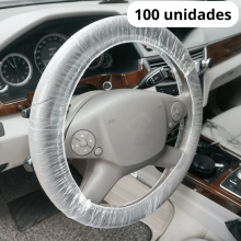 Capa de Plástico para Volante Descartável (100 unidades)