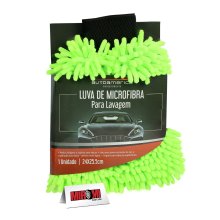 Luva de Microfibra Autoamerica Chenille c/ Tentáculos e Removedor de Insetos